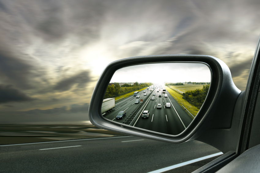 Car looking through rearview Get Your Automobile Windows Fixed Quickly and with Quality, Cumming Automobile Glass Replacement Specialists